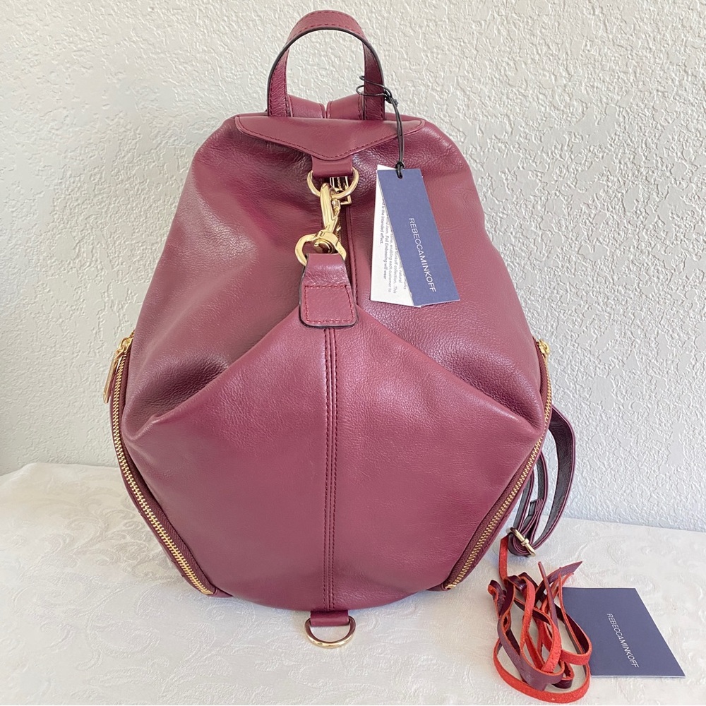 Rebecca Minkoff burgundy backpack